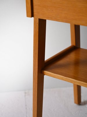 Bedside Table in Oak, 1960s-QWP-2034919