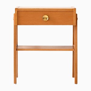 Bedside Table in Oak, 1960s-QWP-2034919