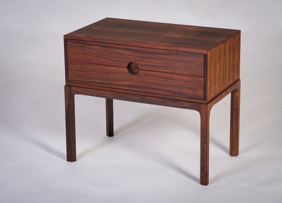 Bedside Table in Rosewood by Aksel Kjersgaard, Denmark, 1960s-ZGQ-1734669