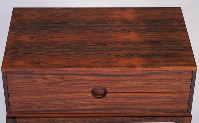 Bedside Table in Rosewood by Aksel Kjersgaard, Denmark, 1960s-ZGQ-1734669