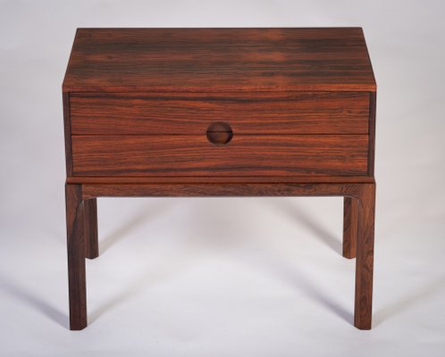 Bedside Table in Rosewood by Aksel Kjersgaard, Denmark, 1960s-ZGQ-1734669