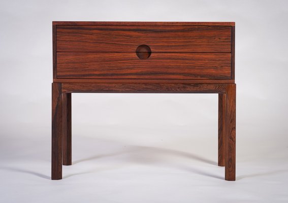 Bedside Table in Rosewood by Aksel Kjersgaard, Denmark, 1960s-ZGQ-1734669