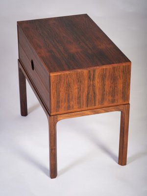 Bedside Table in Rosewood by Aksel Kjersgaard, Denmark, 1960s-ZGQ-1734669