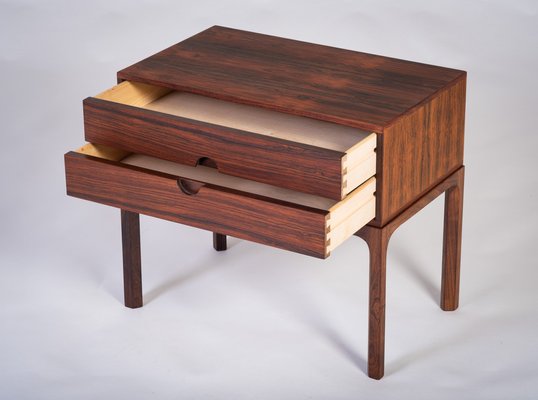 Bedside Table in Rosewood by Aksel Kjersgaard, Denmark, 1960s-ZGQ-1734669