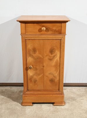 Bedside Table in Solid Cherrywood and Veneer, 1900s-RVK-1764689