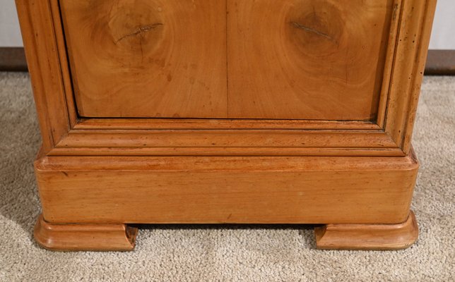 Bedside Table in Solid Cherrywood and Veneer, 1900s-RVK-1764689