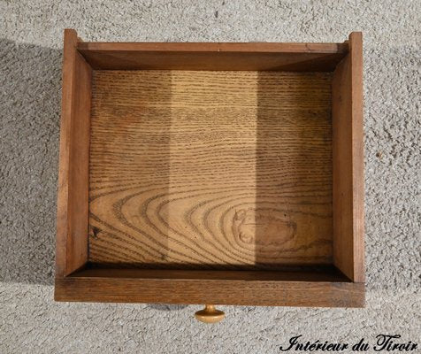 Bedside Table in Solid Cherrywood and Veneer, 1900s-RVK-1764689