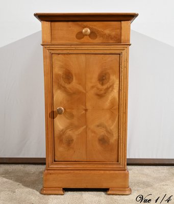 Bedside Table in Solid Cherrywood and Veneer, 1900s-RVK-1764689