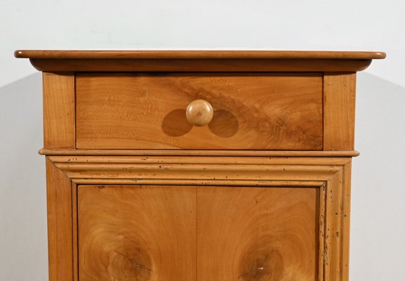 Bedside Table in Solid Cherrywood and Veneer, 1900s-RVK-1764689