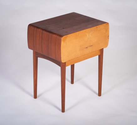 Bedside Table in Teak by Johannes Andersen for CFC Silkeborg, 1960s-ZGQ-1734667