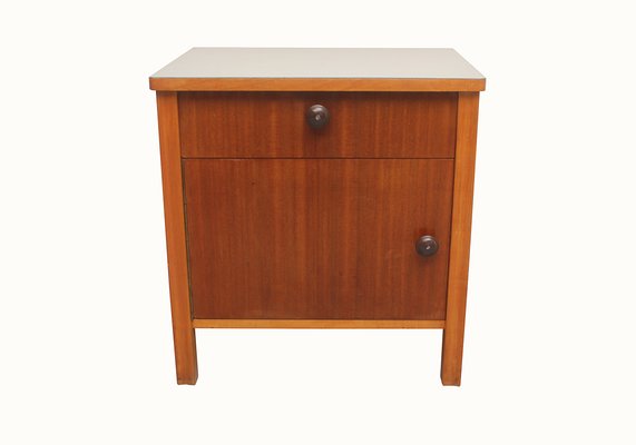 Bedside Table in Walnut & Formica, 1950s-PF-1063701