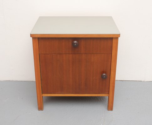 Bedside Table in Walnut & Formica, 1950s-PF-1063701