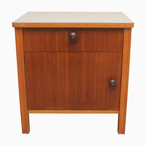 Bedside Table in Walnut & Formica, 1950s-PF-1063701