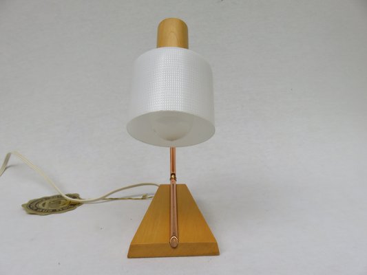 Bedside Table Lamps in Copper and Glass from Temde, 1960s, Set of 2-EY-1320286