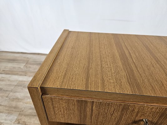 Bedside Table with Drawer and Open Compartment, Italy, 1980s-ZUW-1804113