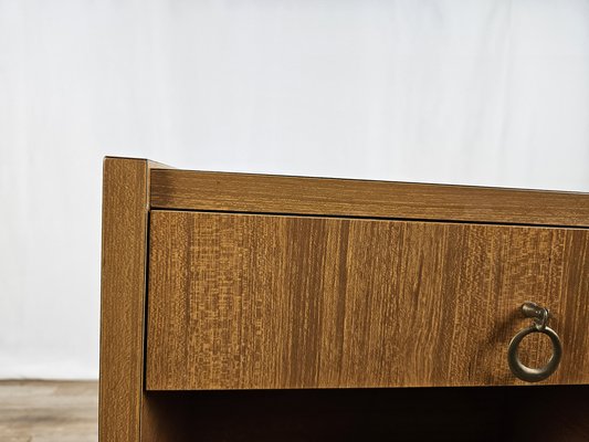 Bedside Table with Drawer and Open Compartment, Italy, 1980s-ZUW-1804113