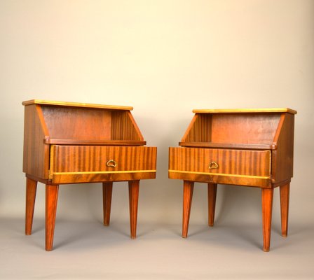 Bedside Tables, 1950s, Set of 2-AOU-1795680