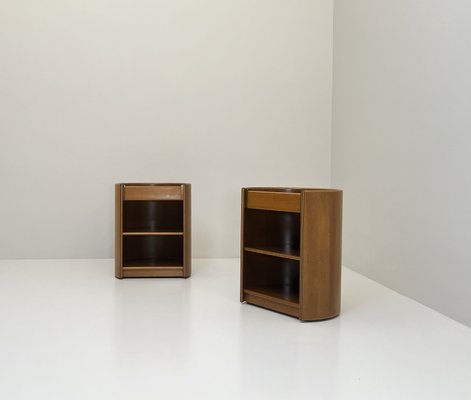 Bedside Tables by Afra and Tobia Scarpa for Maxalto, 1970s, Set of 2-LKT-2033904