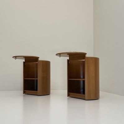 Bedside Tables by Afra and Tobia Scarpa for Maxalto, 1970s, Set of 2-LKT-2033904