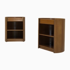 Bedside Tables by Afra and Tobia Scarpa for Maxalto, 1970s, Set of 2-LKT-2033904