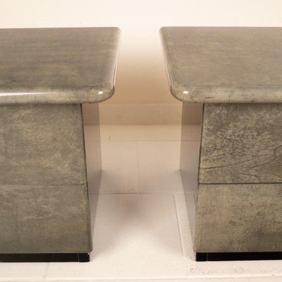 Bedside Tables by Aldo Tura, 1960s, Set of 2-BAD-1795553