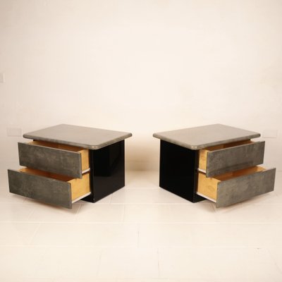 Bedside Tables by Aldo Tura, 1960s, Set of 2-BAD-1795553