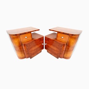 Bedside Tables by Jindřich Halabala for Up Závody, 1940s, Set of 2-VIC-1811236