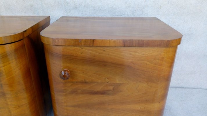 Bedside Tables by Jindřich Halabala for Up Závody, 1950s, Set of 2-VIC-1769043