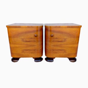 Bedside Tables by Jindřich Halabala for Up Závody, 1950s, Set of 2-VIC-1769043