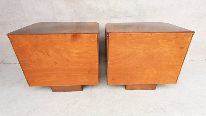 Bedside Tables by Jindřich Halabala for Up Závody, 1960s, Set of 2-VIC-1806954