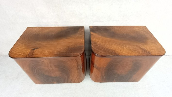 Bedside Tables by Jindřich Halabala for Up Závody, 1960s, Set of 2-VIC-1806954