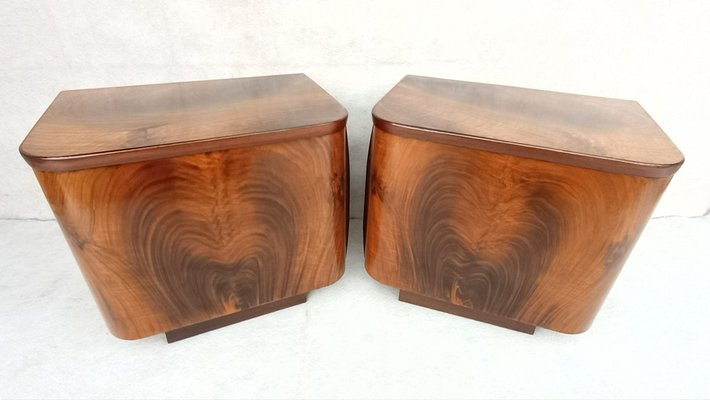 Bedside Tables by Jindřich Halabala for Up Závody, 1960s, Set of 2-VIC-1806954