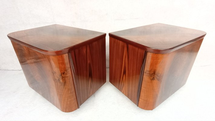 Bedside Tables by Jindřich Halabala for Up Závody, 1960s, Set of 2-VIC-1806954