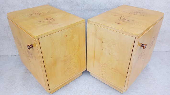 Bedside Tables by Jindrich Halabala for Up Závody, 1960s, Set of 2-VIC-1802157