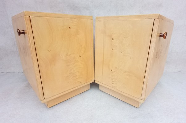 Bedside Tables by Jindrich Halabala for Up Závody, 1960s, Set of 2-VIC-1802157