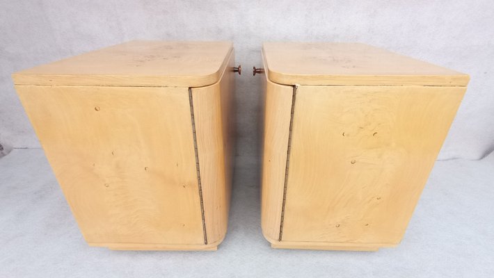 Bedside Tables by Jindrich Halabala for Up Závody, 1960s, Set of 2-VIC-1802157