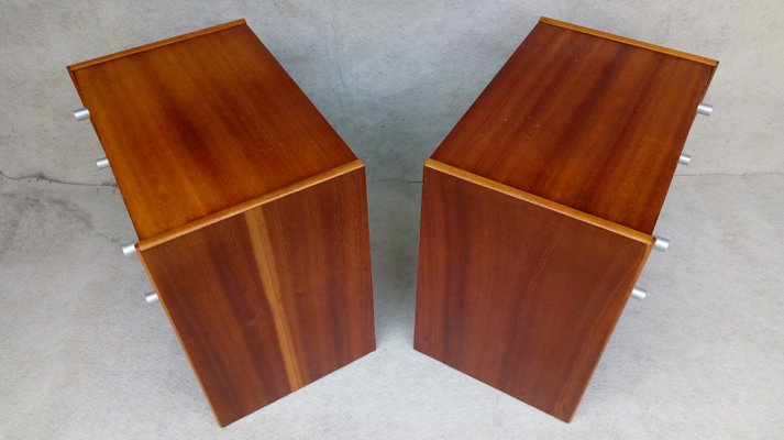 Bedside Tables by Jindřich Halabala for Up Závody, 1970s, Set of 2-VIC-1424984