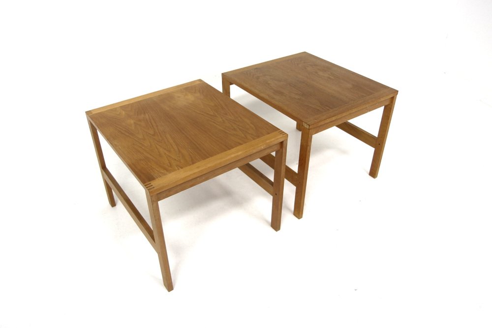 Bedside Tables by Ole Gjerløv-Knudsen & Torben Lind for France & Søn / France & Daverkosen, Denmark, 1960s, Set of 2