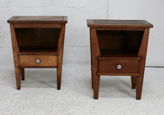 Bedside Tables by René Gabriel, France, 1945, Set of 2-MAO-1723217