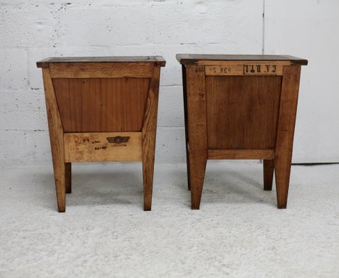 Bedside Tables by René Gabriel, France, 1945, Set of 2-MAO-1723217