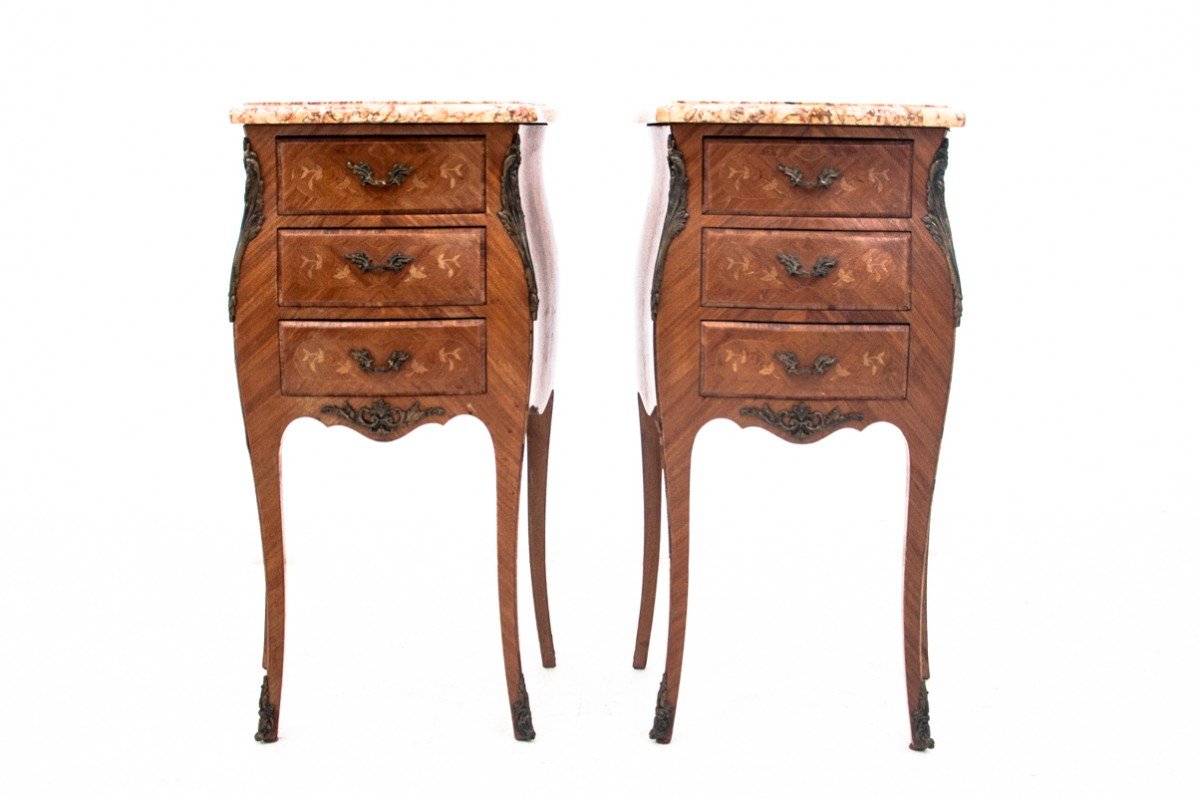 Bedside Tables, France, 1910, Set of 2