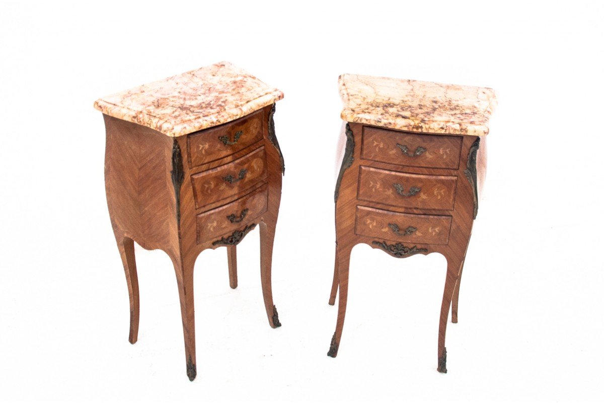 Bedside Tables, France, 1910, Set of 2