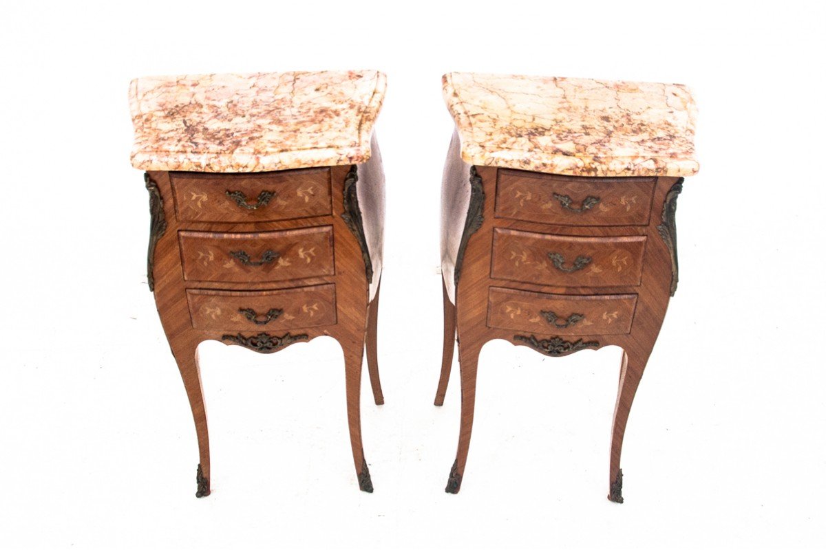 Bedside Tables, France, 1910, Set of 2