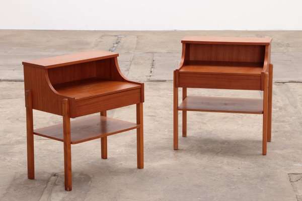 Bedside Tables from Ab Carlstrom & Co., 1966, Set of 2-EZZ-741787