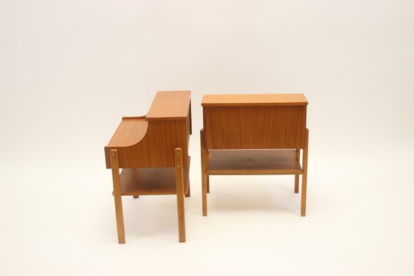 Bedside Tables from Ab Carlstrom & Co., 1966, Set of 2-EZZ-741787