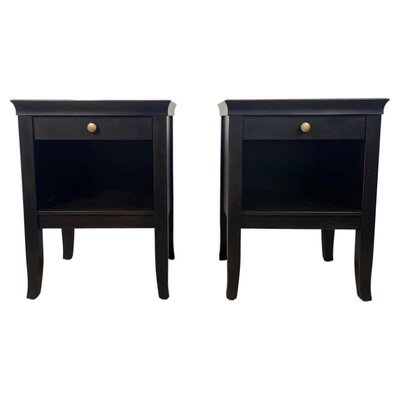 Bedside Tables in Lacquered Wood, 1950s, Set of 2-BXG-1812698