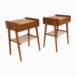 Bedside Tables in Teak, Sweden, 1960s, Set of 2-GEK-1751668