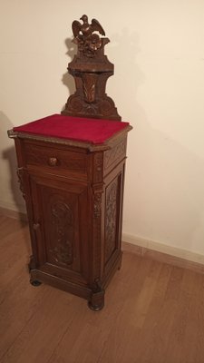 Bedside Tables in Walnut, Italy, 1890s, Set of 2-BZF-1787687