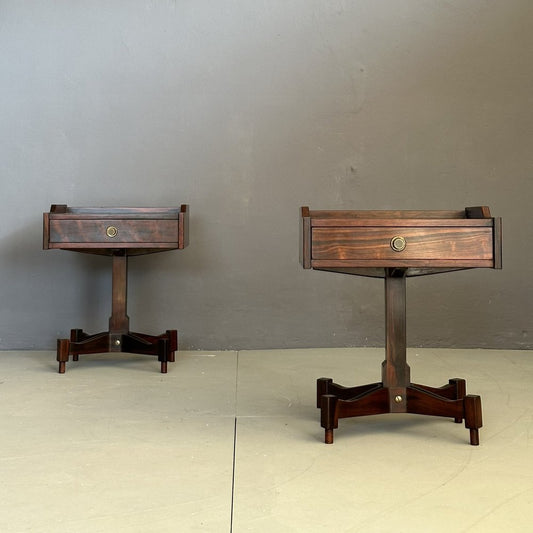 Bedside Tables Model Sc-50 by Caludio Salcchi for Luigi Sormani, Set of 2