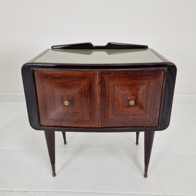 Bedside Tables or Nightstands in the style of Ico Parisi, Italy, 1958, Set of 2-RQL-2031568